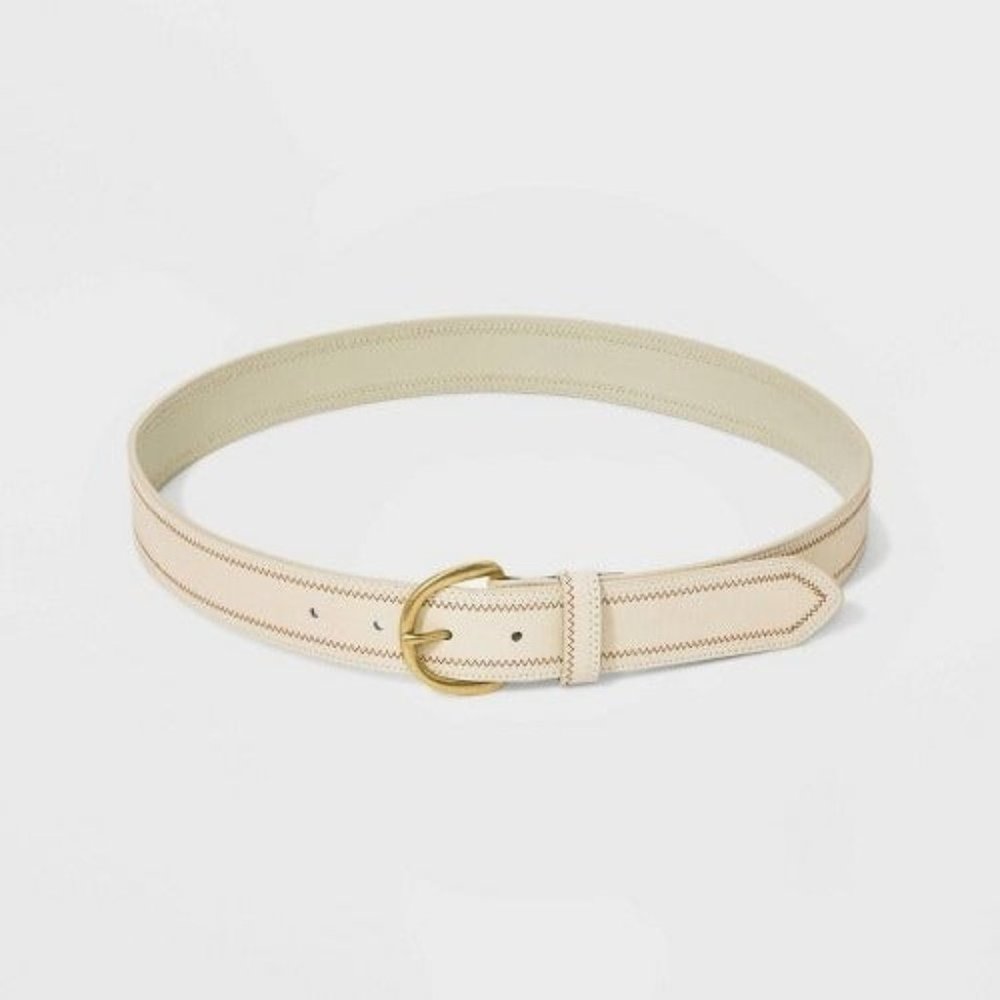 S M L XL Women's Border Stitched Belt